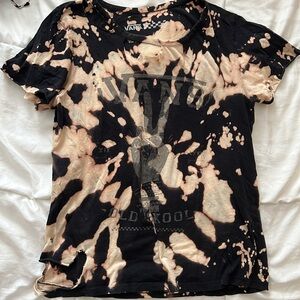 Distressed Tie Dye VANS Old Skool T-shirt